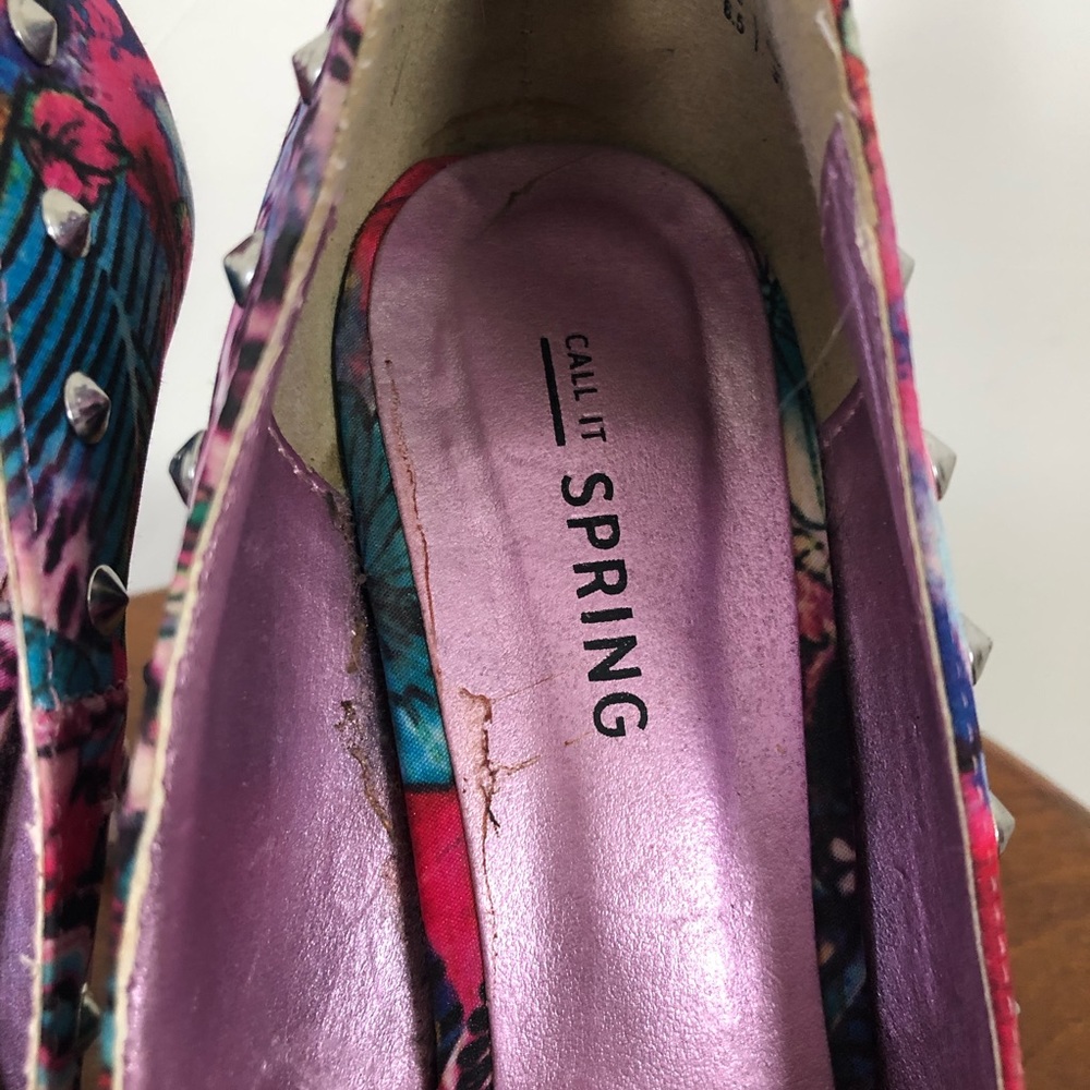 Call it Spring Butterfly Heels w/ Stud Detail - Picture 6 of 7